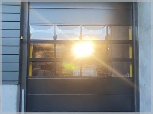 Industriesektionaltor in Sonderausführung für Keller Kirchberg
